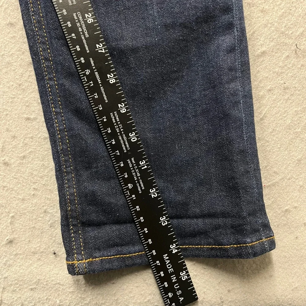 Banana Republic Selvedge Jeans Mens 33x34 Dark Wash Slim Reissue CA 94-105 Blue